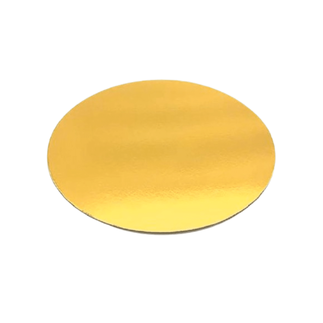 Disco Para Torta Dorado